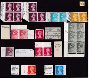 GB QEII Machin Errors & Varieties inc Uncoated, Missing Phosphor, Varnished phos - Picture 1 of 1
