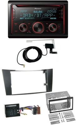 Pioneer 2DIN MP3 DAB USB CD Bluetooth Autoradio für Mercedes E-Klasse W211 02-09 - Bild 1 von 4