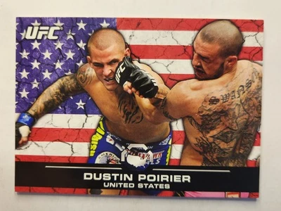 2013 Topps UFC Bloodlines FLAG PARALLEL #113 DUSTIN POIRIER /188 - Image 1 of 2