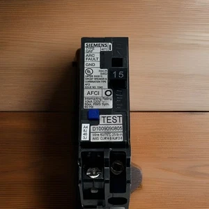 Siemens Q1515AFC 15A 120V Plug-In Monopolare Tandem Tipo CAFCI Circuito QTA... - Foto 1 di 6