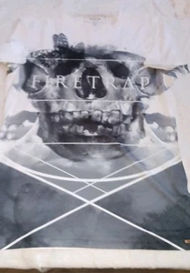 Women's Firetrap T-Shirt, White Size M - Picture 1 of 2