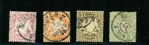 Germany-Bavaria #54a, 55a, 56a, 57a (G836) Toned & White paper, U,F-VF,CV$768.00 - Picture 1 of 2