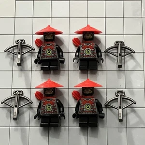 LEGO Stone Army Scout - Yellow Face Ninjago Minifigure Lot Of 4 njo0072 F4 2 - Picture 1 of 2