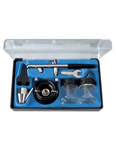 Mini Aerografo in kit Valex 1551057 con ugello a spillo cilindrico 0,35 mm serba - Immagine 1 di 1