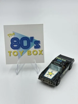 De colección 1977 Hot Wheels Police #123 Yellow Star Black Diecast Malasia 1/64 Foto 1 de 4