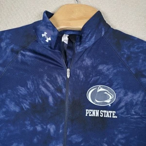 Penn State Nittany Lions Under Armour Tie Dye 1/4 Zip Pullover Shirt XL Womens - Picture 1 of 10