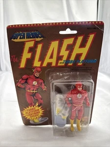DC Comics Superheroes The Flash Action Figure W/ Turbo Platform 1991 Toy Biz - Picture 1 of 3