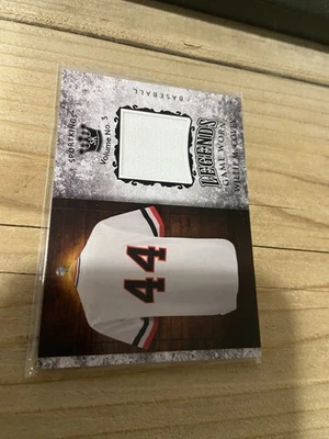 2022 Sport Kings Volume 3 Willie McCovey Legends Jersey Swatch #LSM-38 GAME WORN - Image 1 of 2