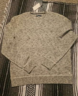 NWT Levi's Made & Crafted Gray Geo Crewneck Knit Sweater Sweatshirt Mens Large - Image 1 of 4