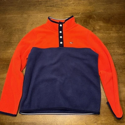 Pull-over carcela de lã Vineyard Vines Kids colorblock Harbor P (8-10) - Imagem 1 de 4