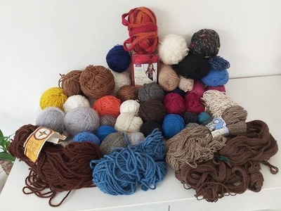 Effektgarn, Sockenwolle, Strickgarn, Konvolut Paket, ca. 2,1 Kg - Bild 1 von 4