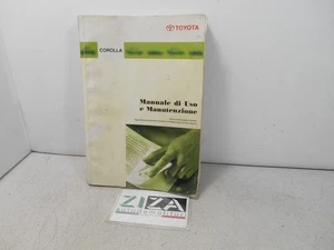 Libretto Manuale Uso e Manutenzione Italiano Toyota Corolla E110 E11 2000 - Imagen 1 de 3