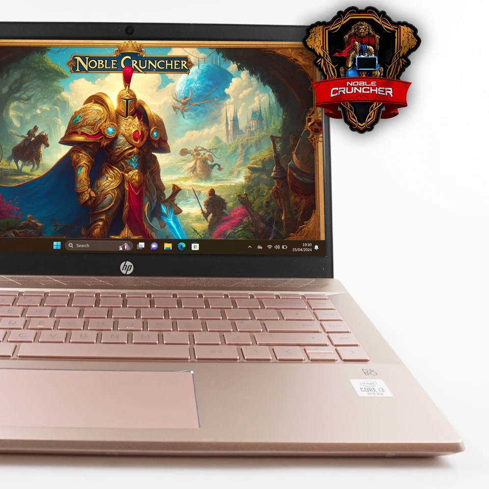 Fast HP 14 Inch Notebook Intel i3 10TH gen Up To 3.4GHz 16GB 256GB SSD Win 11 - Image 1 of 4