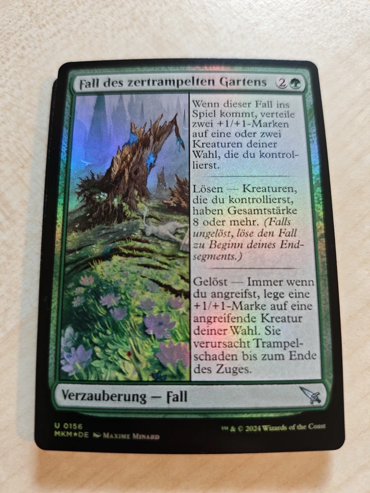 MTG MURDERS AT KARLOV MANOR FOIL Fall Des Zertrampelten Gartens - Bild 1 von 1
