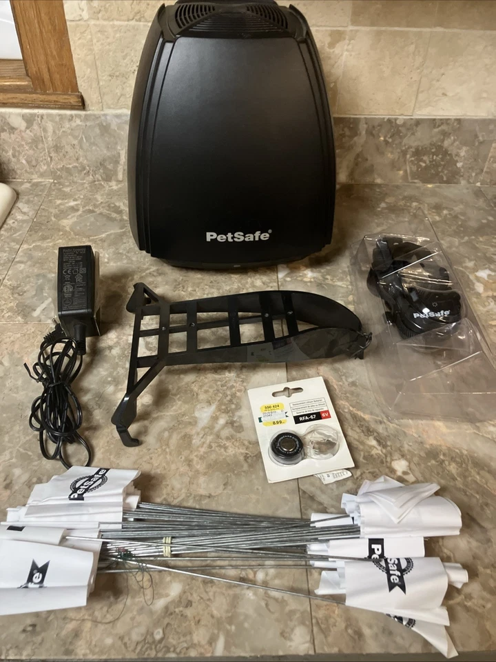 Unidad inalámbrica de cerca para perros con collar transmisor gratuito Petsafe RFA-554A Foto 1 de 4