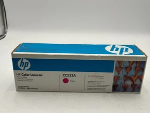 Cartucho de tóner magenta CC533A genuino OEM para CP2025 CM2320 304A - Imagen 1 de 2