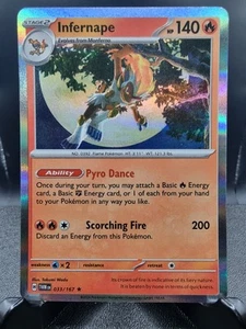 Infernape - Holo Rare - Twilight Masquerade TWM 033/167 Pokemon Card NM - Foto 1 di 1
