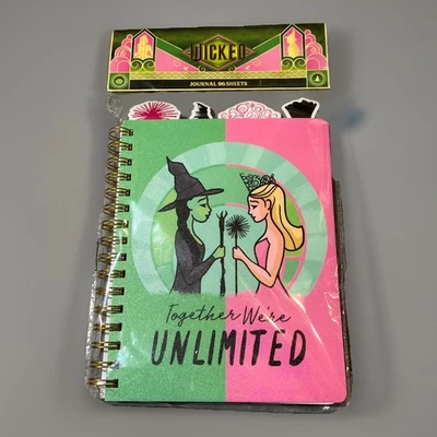Wicked We're Unlimited Spiral Journal 96 Sheets Target Innovative Designs New - Image 1 of 4