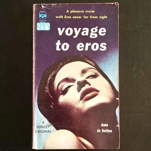 Anne De Bollene - Voyage To Eros - Berkley Medallion Books - 1962 Pulp Sleaze - Picture 1 of 3