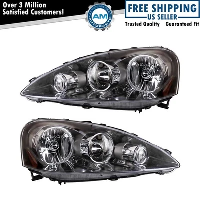 车头灯总成套装适用于 2005 - 2006 年讴歌 RSX AC2518108 AC2519108 — 第 1/4 张图片