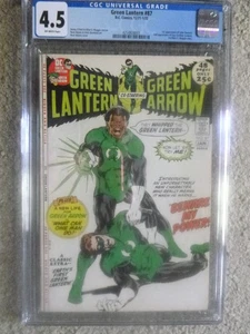 Linterna Verde #87 Primera aparición John Stewart 1971 CGC 4,5 Neal Adams arte - Imagen 1 de 3