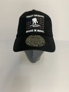 Harley-Davidson Men's Wounded Warrior Believe in Heroes Fitted Hat Small Flex - Picture 1 of 9