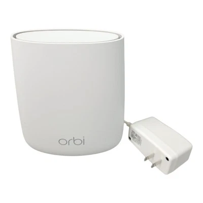 NETGEAR Orbi RBS20 Tri-Band Satalite AC2200 Mesh WiFi Extender White Top - Image 1 of 4
