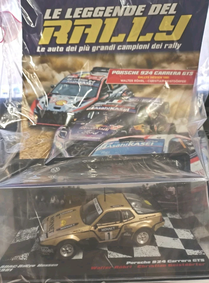 Le LEGGENDE del RALLY 32° Uscita - PORSCHE 924 CARRERA - Scala 1:43 De Agostini - Immagine 1 di 4