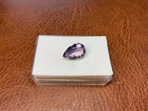 Edelstein Amethyst Tropfen geschliffen aus Sammlung geschliffen LC19 - Bild 1 von 4