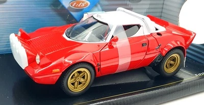 Solido 1/18 Scale Diecast 118 345 Lancia Stratos Street Version 1974 - Red/White - Image 1 of 4