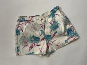 Vintage 1960's Emilio Pucci Florence Italy Floral Hot Pants Booty Shorts 24" - Picture 1 of 15