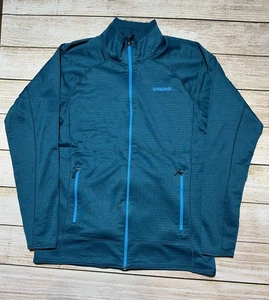 Chaqueta Patagonia Para Hombres X-Grande Verde Regulador R1 Tejido Gofre Cremallera Completa Senderismo - Imagen 1 de 8