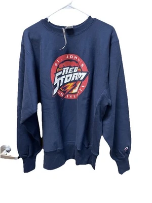 Vintage St. John's University Champion Reverse Weave Sweatshirt SizeXL 90s NCAA - Image 1 of 4