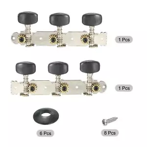 Classical Guitar Machine Heads 3-IN-1 3L3R Tuners Tuning Keys Pegs Silver Chrome - Picture 1 of 4