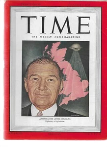 Time Magazine Ambassador Lewis Douglas December 1 1947 - Foto 1 di 1