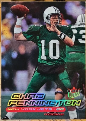 2000 Fleer Ultra #226 Chad Pennington Rookie RC New York Jets - Image 1 of 2