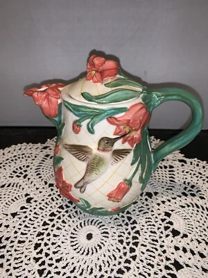 Flowers Inc Globos Colibrí Jarra Rosa y Verde De Colección Foto 1 de 4