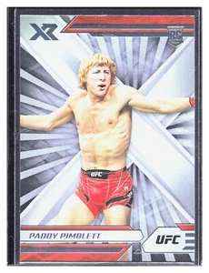2022 PANINI XR PADDY PIMBLETT UFC #282 RC ROOKIE LIGHTWEIGHT IRISH SILVER FOIL - Bild 1 von 2