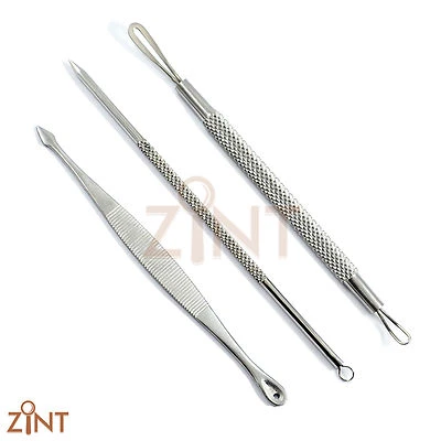 MEDENTRA UK Komedonen Extraktoren Mitesser Akne Flecken Pickel Entfernung Schönheit Hautpflege Gesichtsbehandlung