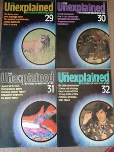 1980s 4 X the UNEXPLAINED magazine issue 29,30,31,32 job lot - Picture 1 of 1