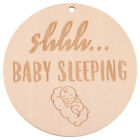  Drewniany znak do spania dla dziecka na drzwi wejściowe znak dziecka znak weranda znak