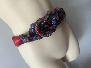 Vintage 80's Carolyn Tanner Adjustable Braided Knotted Belt Waist Up To 34” - Picture 1 of 3