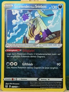 POKEMON - Verlorener Ursprung - Strahlendes Hisui-Snieboss - 123/196 - deutsch - Bild 1 von 1