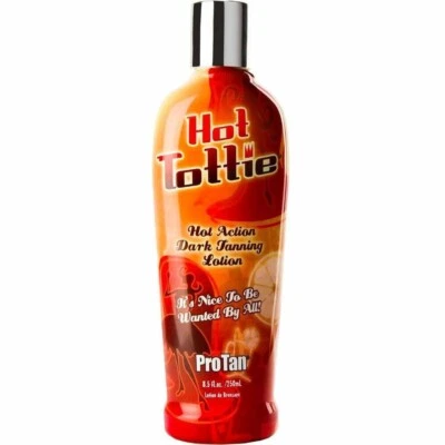 ProTan Hot Tottie Best Selling Dark Tanning Sunbed Accelerator Lotion Cream SALE - Image 1 of 3