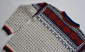 HANDMADE NORWEGIAN Design Men's Jumper Herren Pullover Gr. M Wolle Fair Isle - Bild 1 von 14