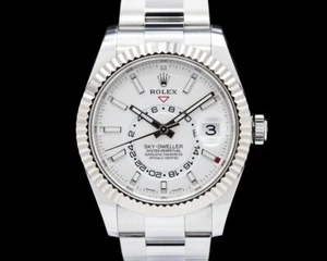 Rolex Sky-Dweller 326934 SS White Dial - Picture 1 of 8