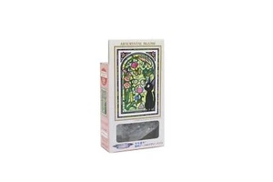 Kiki's Delivery Service Jiji Stained Glass Artcrystal Puzzle 10x14cm - Picture 1 of 5