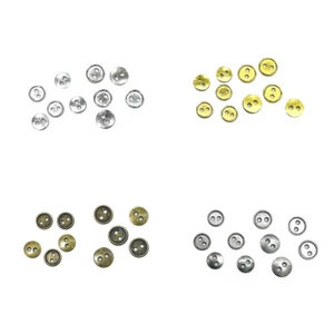 50 piezas Mini Muñeca Botones Redondos de Metal Hágalo usted mismo Costura Muñeca Ropa Accesorios - Imagen 1 de 7