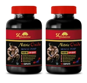 L-citrulina - ÓXIDO NÍTRICO 2400 mg - vasodilatador natural 2 botellas 180 cápsulas - Imagen 1 de 12