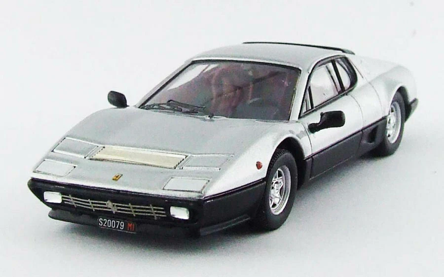 Ferrari 512 BB 1976 Argent / Noir 1:43 Modèle BEST MODELS - Photo 1/1